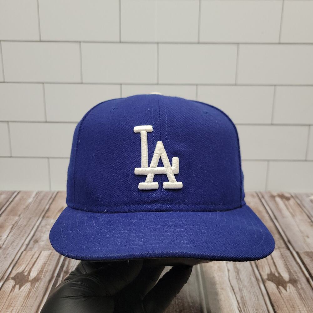 New Era 59FIFTY Los Angeles Dodgers On Field Fitted Hat Blue Size 7 3/8